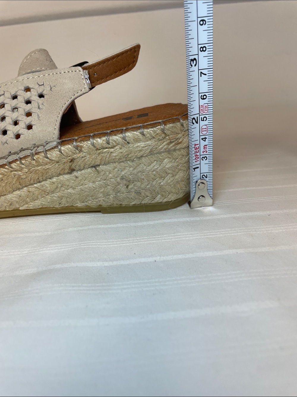 Brown’s Fullerton slingback wedge espadrille open toe sandals women’s size 8 - Picture 10 of 15